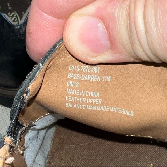 G.H. Bass Mens Black Slip On Darren Comfort Shoes Size 11M Casual Or Career - Picture 11 of 11